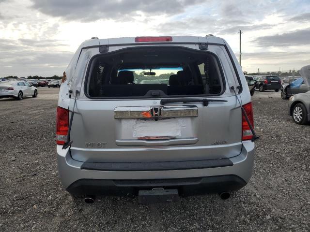 5FNYF4H45AB013166 - 2010 HONDA PILOT EX SILVER photo 6