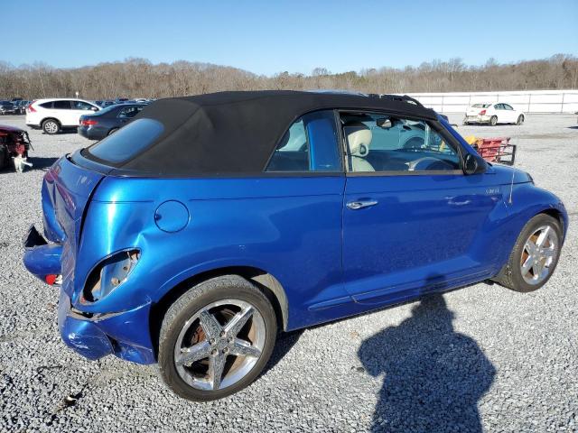 3C3AY75S55T333227 - 2005 CHRYSLER PT CRUISER GT BLUE photo 3