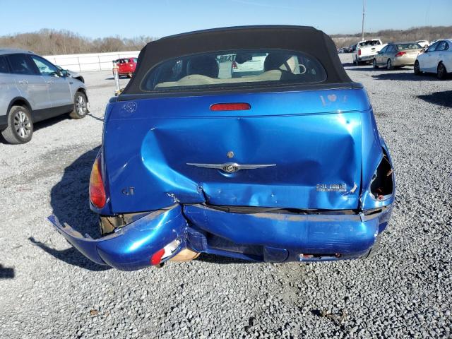 3C3AY75S55T333227 - 2005 CHRYSLER PT CRUISER GT BLUE photo 6