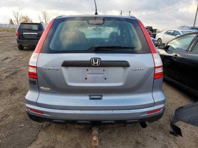 5J6RE4H39AL020451 - 2010 HONDA CR-V LX BLUE photo 6