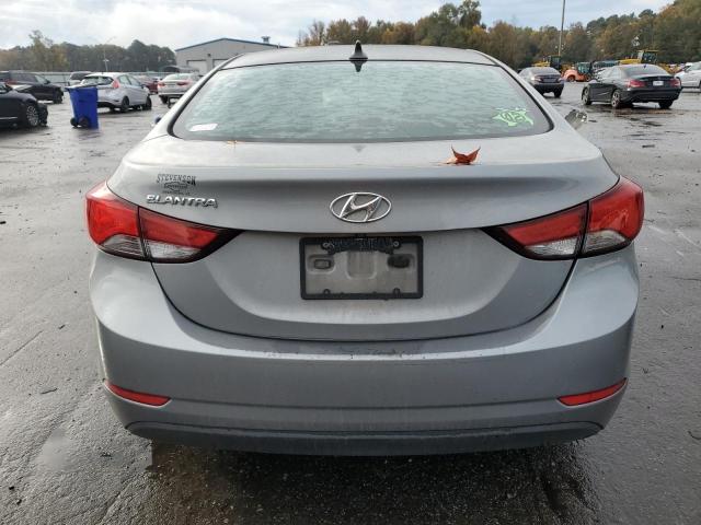 KMHDH4AE6FU348264 - 2015 HYUNDAI ELANTRA SE GRAY photo 6