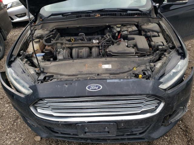 3FA6P0H71ER254112 - 2014 FORD FUSION SE BLACK photo 11