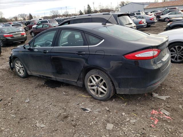 3FA6P0H71ER254112 - 2014 FORD FUSION SE BLACK photo 2