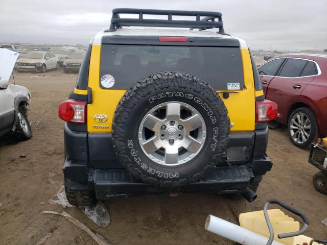 JTEBU11F170004294 - 2007 TOYOTA FJ CRUISER YELLOW photo 6