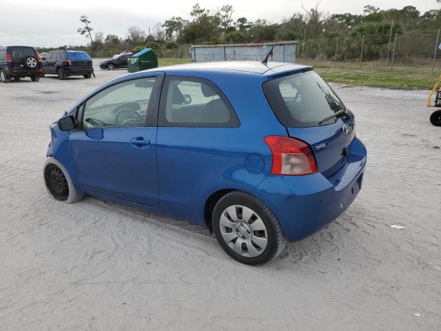 JTDJT923585176743 - 2008 TOYOTA YARIS BLUE photo 2