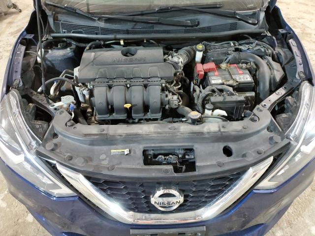 3N1AB7AP0HY316893 - 2017 NISSAN SENTRA S BLUE photo 11