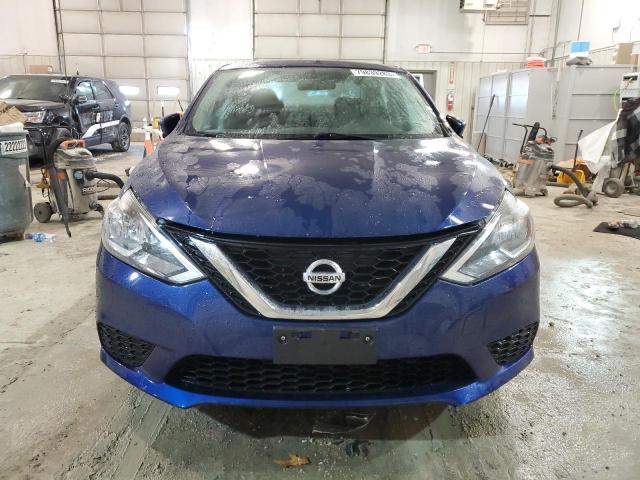 3N1AB7AP0HY316893 - 2017 NISSAN SENTRA S BLUE photo 5