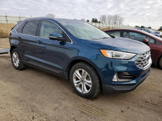 2FMPK4J95LBA34897 - 2020 FORD EDGE SEL BLUE photo 4