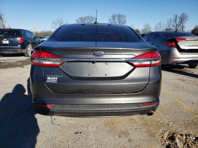 3FA6P0G77HR231620 - 2017 FORD FUSION S GRAY photo 6