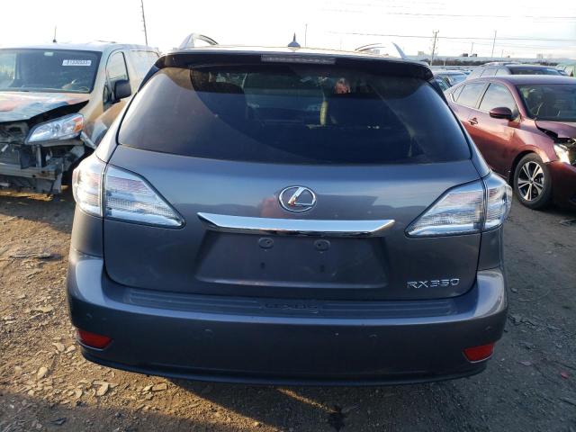 2T2BK1BA7CC126148 - 2012 LEXUS RX 350 GRAY photo 6