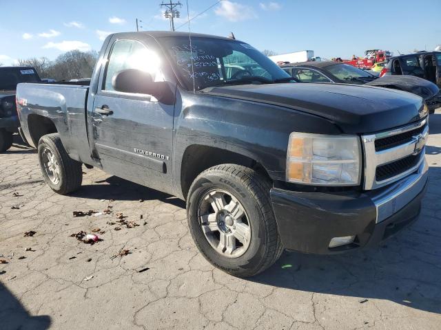 1GCEK14J77Z523191 - 2007 CHEVROLET SILVERADO K1500 BLACK photo 4