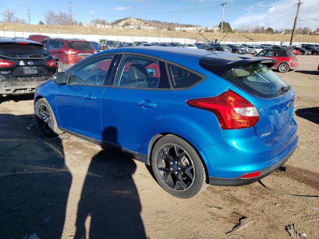 1FADP3K20DL174772 - 2013 FORD FOCUS SE BLUE photo 2