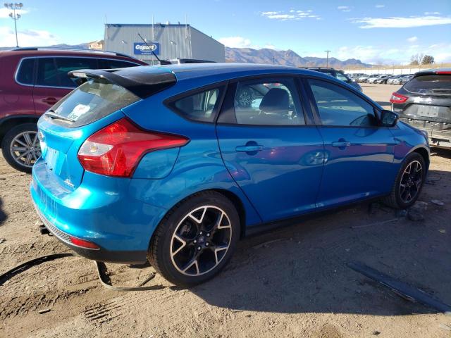 1FADP3K20DL174772 - 2013 FORD FOCUS SE BLUE photo 3