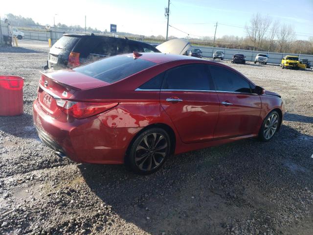 5NPEC4AC5EH822588 - 2014 HYUNDAI SONATA SE RED photo 3