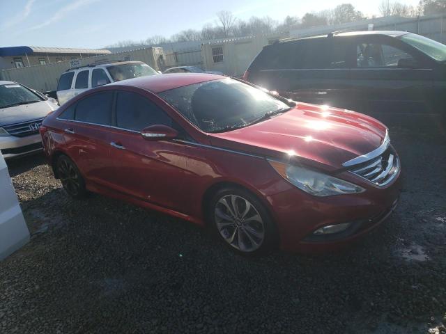 5NPEC4AC5EH822588 - 2014 HYUNDAI SONATA SE RED photo 4