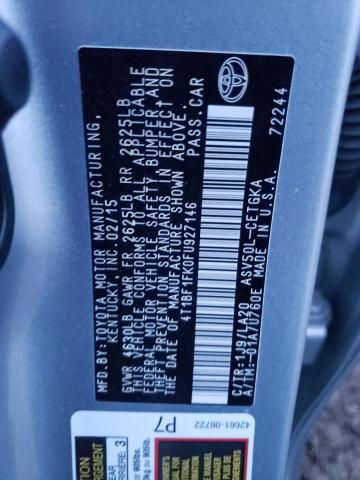 4T1BF1FK0FU927146 - 2015 TOYOTA CAMRY LE SILVER photo 13