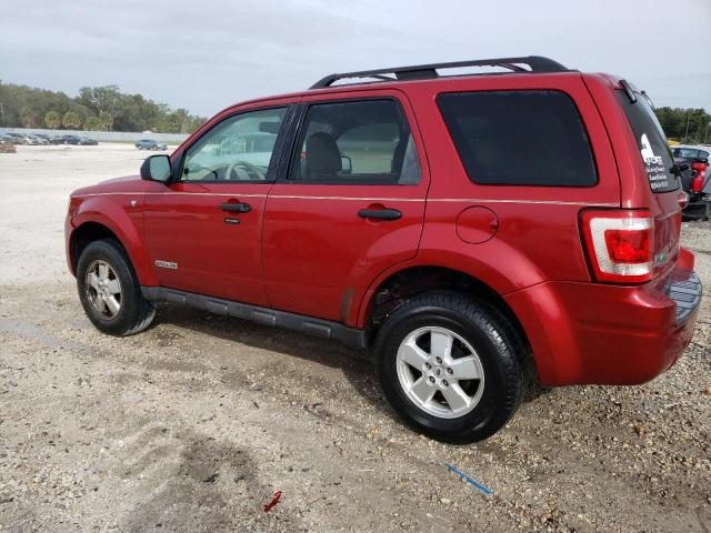 1FMCU03138KB51853 - 2008 FORD ESCAPE XLT RED photo 2