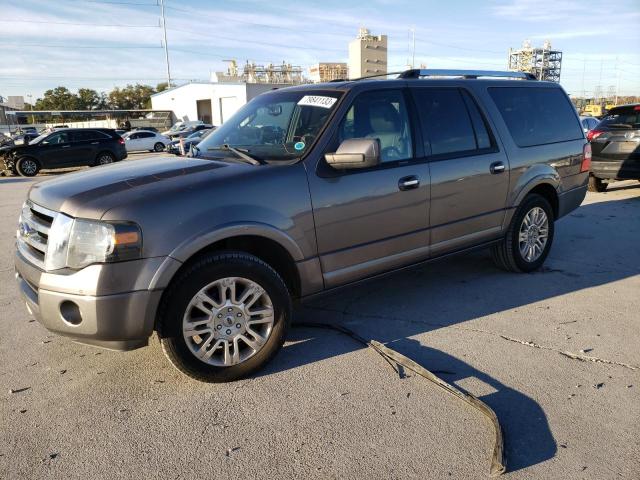 1FMJK1K53CEF22587 - 2012 FORD EXPEDITION EL LIMITED GRAY photo 1