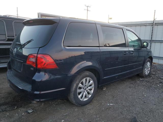 2C4RVABG5ER134931 - 2014 VOLKSWAGEN ROUTAN SE BLUE photo 3