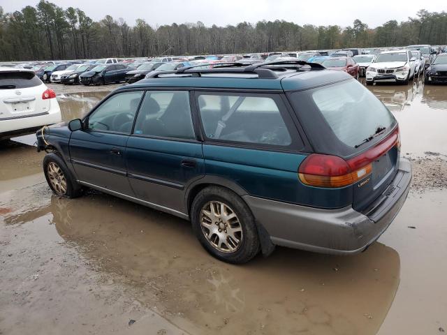 4S3BG685XX7623957 - 1999 SUBARU LEGACY OUTBACK GREEN photo 2