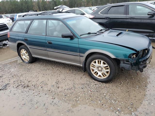 4S3BG685XX7623957 - 1999 SUBARU LEGACY OUTBACK GREEN photo 4