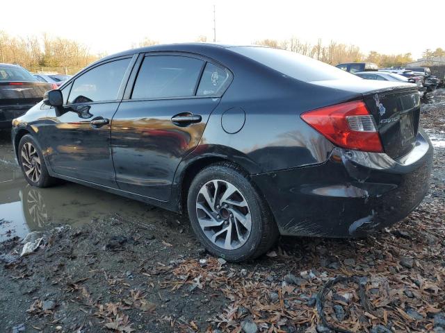 19XFB2F55CE375123 - 2012 HONDA CIVIC LX BLACK photo 2