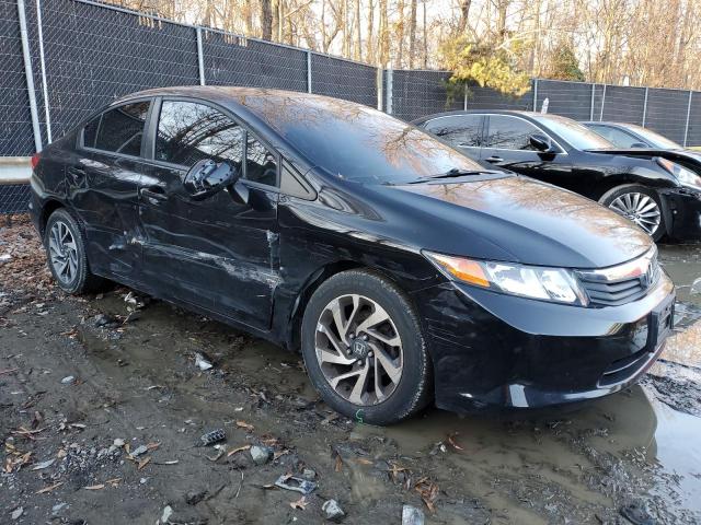 19XFB2F55CE375123 - 2012 HONDA CIVIC LX BLACK photo 4