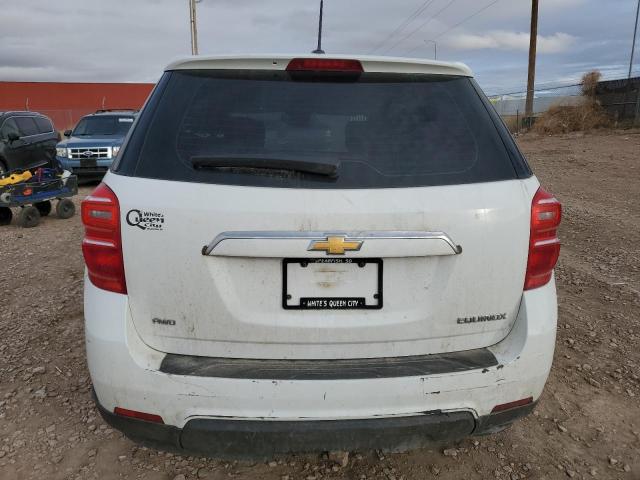 2GNFLEEKXG6288806 - 2016 CHEVROLET EQUINOX LS WHITE photo 6