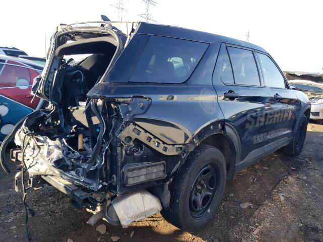 1FM5K8AB8MGB83185 - 2021 FORD EXPLORER POLICE INTERCEPTOR 黑色 照片 3