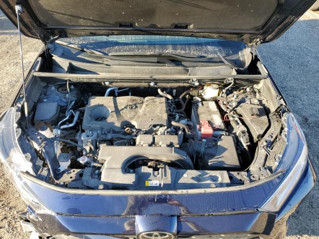 2T3R1RFV8MW224792 - 2021 TOYOTA RAV4 XLE BLUE photo 12