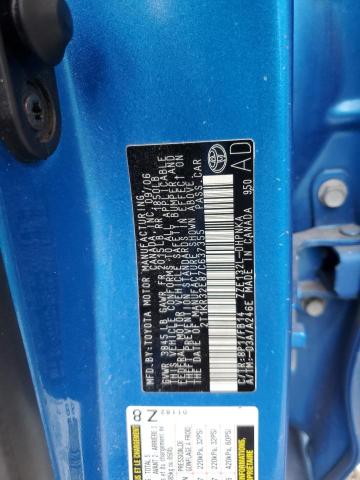 2T1KR32E87C637355 - 2007 TOYOTA COROLLA MA XR BLUE photo 12