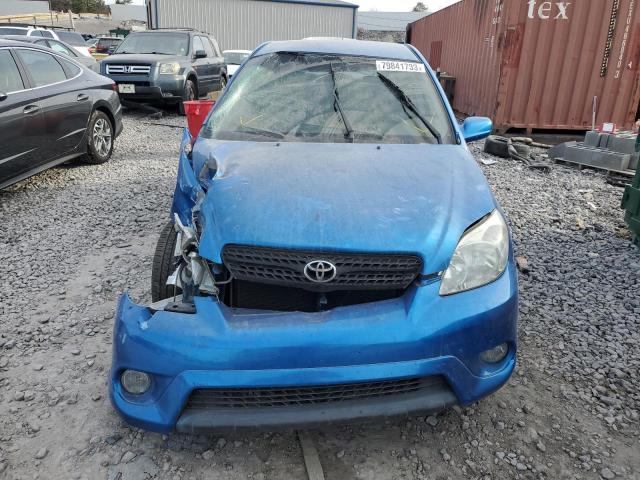 2T1KR32E87C637355 - 2007 TOYOTA COROLLA MA XR BLUE photo 5