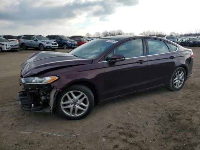 3FA6P0H79DR170585 - 2013 FORD FUSION SE BURGUNDY photo 1