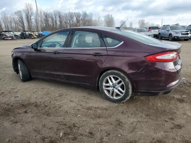 3FA6P0H79DR170585 - 2013 FORD FUSION SE BURGUNDY photo 2