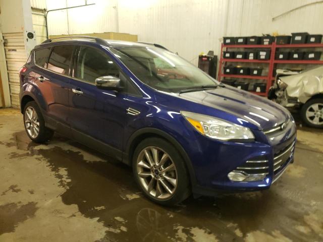 1FMCU9GX5GUC27594 - 2016 FORD ESCAPE SE BLUE photo 4