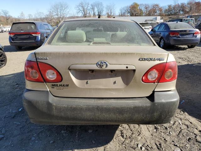 2T1BR32E96C702955 - 2006 TOYOTA COROLLA CE BEIGE photo 6