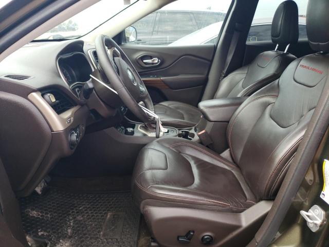 1C4PJMBS4FW668827 - 2015 JEEP CHEROKEE TRAILHAWK GREEN photo 7