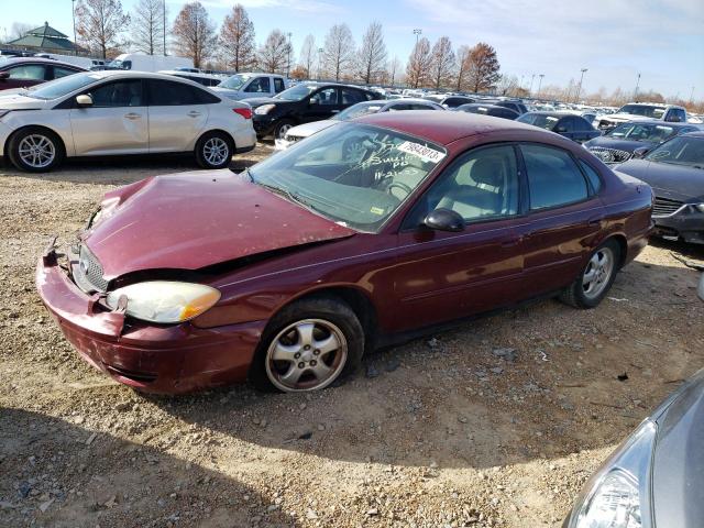 1FAFP53U36A202308 - 2006 FORD TAURUS SE MAROON photo 1