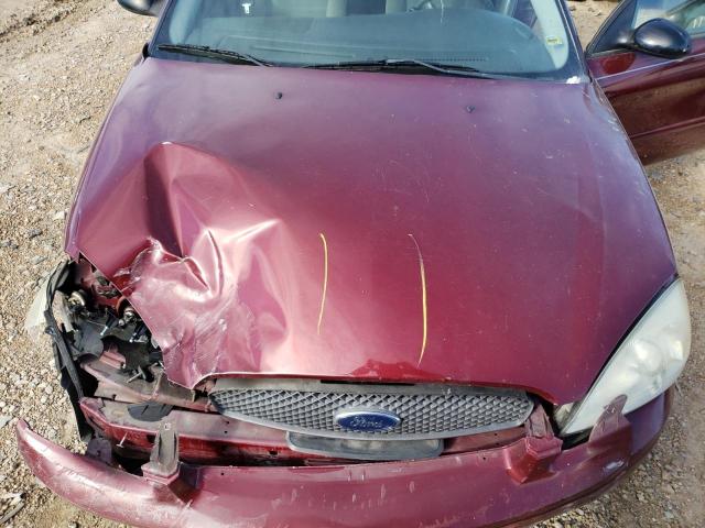 1FAFP53U36A202308 - 2006 FORD TAURUS SE MAROON photo 11