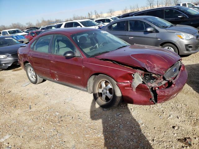 1FAFP53U36A202308 - 2006 FORD TAURUS SE MAROON photo 4