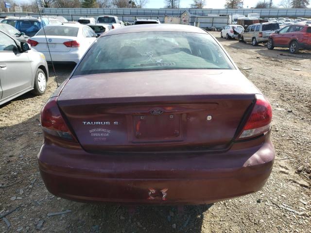 1FAFP53U36A202308 - 2006 FORD TAURUS SE MAROON photo 6