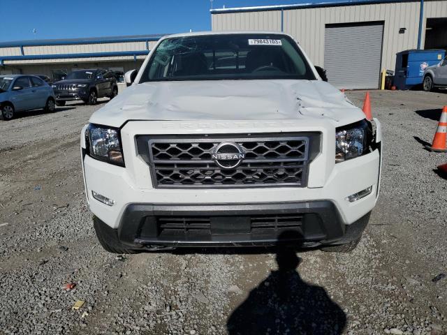 1N6ED1EK1NN631888 - 2022 NISSAN FRONTIER S WHITE photo 5