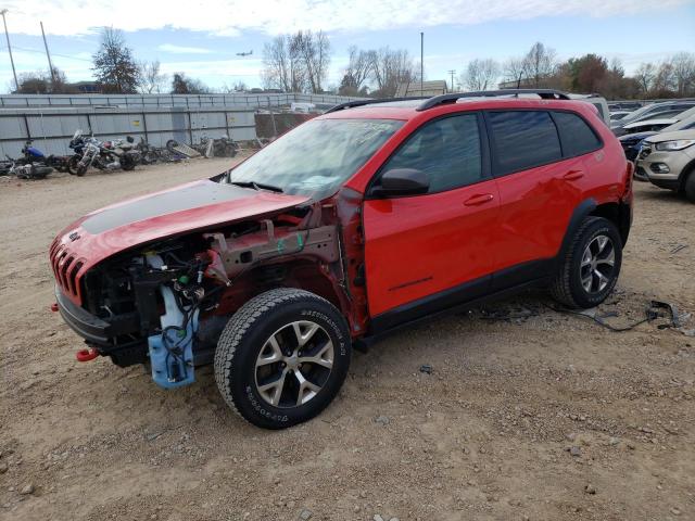 1C4PJMBS6HW601648 - 2017 JEEP CHEROKEE TRAILHAWK RED photo 1