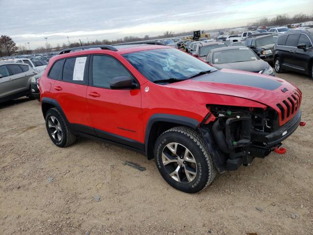 1C4PJMBS6HW601648 - 2017 JEEP CHEROKEE TRAILHAWK RED photo 4