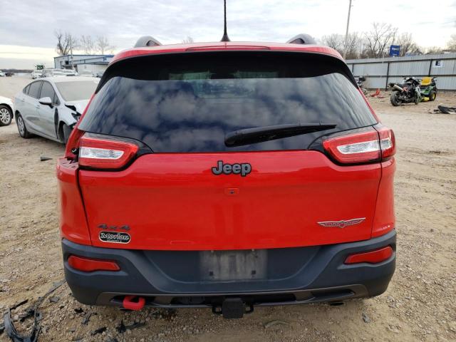1C4PJMBS6HW601648 - 2017 JEEP CHEROKEE TRAILHAWK RED photo 6