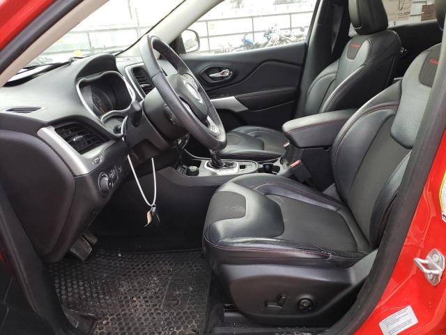 1C4PJMBS6HW601648 - 2017 JEEP CHEROKEE TRAILHAWK RED photo 7
