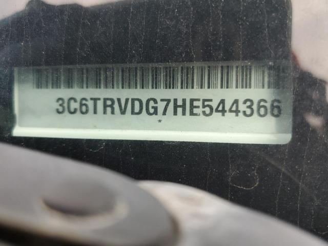 3C6TRVDG7HE544366 - 2017 RAM PROMASTER 2500 HIGH თეთრი ფოტო 12