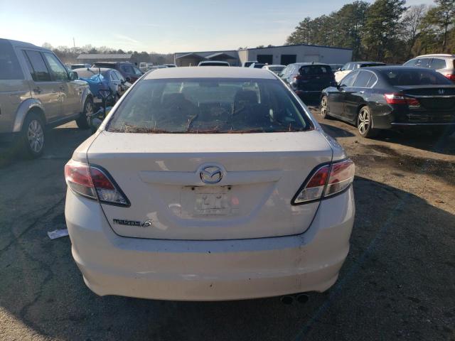 1YVHZ8CH6A5M26430 - 2010 MAZDA 6 I WHITE photo 6