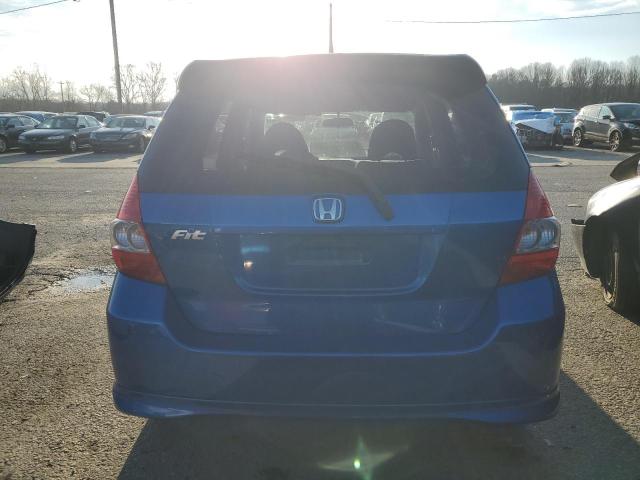 JHMGD37688S070875 - 2008 HONDA FIT SPORT BLUE photo 6