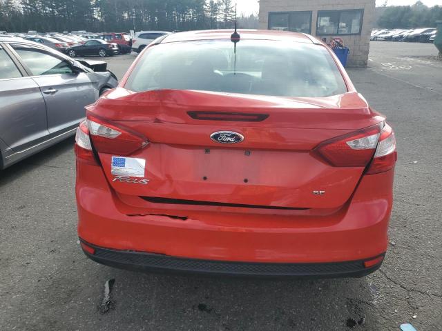 1FADP3F22DL202887 - 2013 FORD FOCUS SE RED photo 6